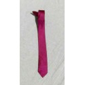 Cravate soie sauvage Violette